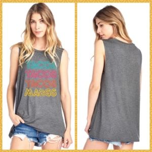 TACOS tacos tacos marg sleeveless tee pack of 3